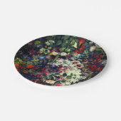 boeket bloemen in een vaas papieren bordje (Gekanteld)