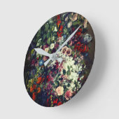 boeket bloemen in een vaas ronde klok (Hoek)