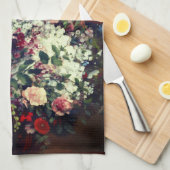  boeket bloemen in een vaas theedoek (Quarter Fold)