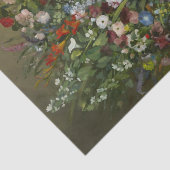  boeket bloemen in een vaas tissuepapier (Detail)