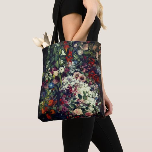 boeket bloemen in een vaas tote bag (Dichtbij)