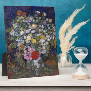 Boeket Bloemen in een Vaas Van Gogh Fotoplaat