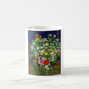 Boeket Bloemen in een Vaas, Van Gogh Koffiemok