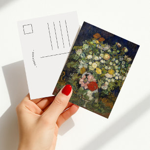Boeket bloemen in een vaas   Vincent van Gogh Briefkaart