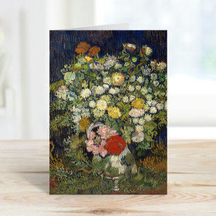Boeket bloemen in een vaas   Vincent van Gogh Kaart