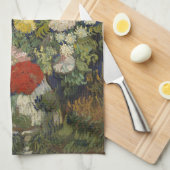 Boeket bloemen in een vaas | Vincent van Gogh Theedoek (Quarter Fold)