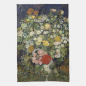 Boeket bloemen in een vaas | Vincent van Gogh Theedoek (Verticaal)
