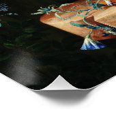 Boeket Bloemen in Urn Perfect Poster (Hoek)