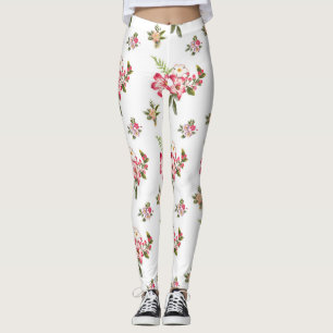 boeket bloemen leggings