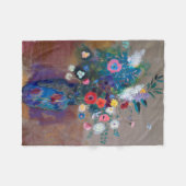 Boeket Bloemen, Redon Fleece Deken (Voorkant (Horizontaal))