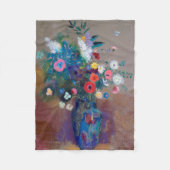 Boeket Bloemen, Redon Fleece Deken (Voorkant)