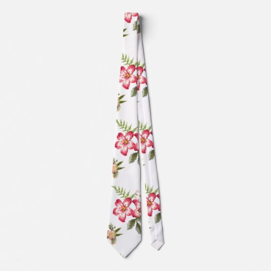 boeket bloemen strik stropdas (Voorkant)