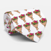 Boeket Bloemen Stropdas (Opgerold)