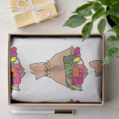 Boeket Bloemen Tissuepapier (Geschenk)