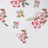 Boeket bloemen tissuepapier (Detail)