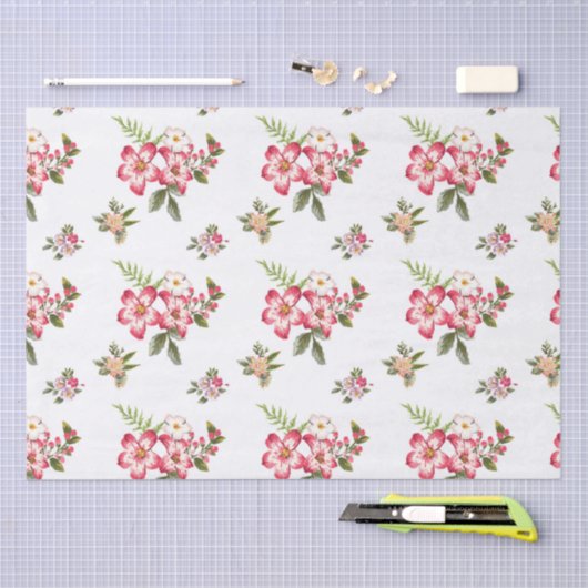 Boeket bloemen tissuepapier (Craft)