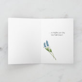 Boeket bloemen Word goed Kaart (Binnen)