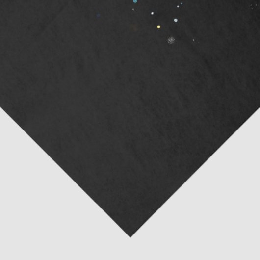 Boeket bloemen zwarte achtergrond BF9 decoupage Tissuepapier (Detail)