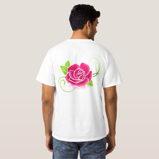 Boeket Bloom T-shirt ontwerp" (Achterkant volledig)