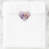 Boeket bruiden hart Sticker lesbische bruiloft gun (Tas)
