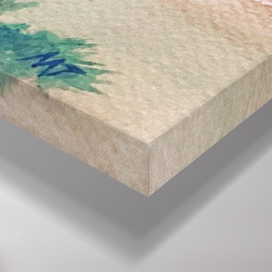  boeket canvas afdruk (Hoek(Onderkant))