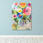  boeket canvas afdruk (Insitu (Houten vloer))