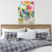  boeket canvas afdruk (Insitu (Slaapkamer))