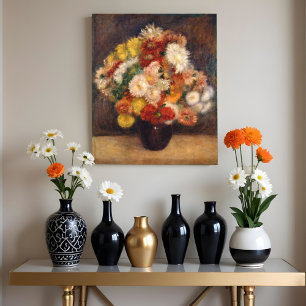 Boeket Chrysanten, Renoir  Poster