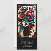 Boeket Floral Folk Art stijl sympathie dank u C (Voorkant)