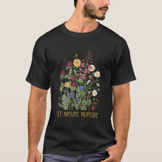 Boeket geïnspireerd op wilde bloemen t-shirt