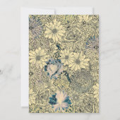 Boeket Gele Bloemen Kaart (Achterkant)
