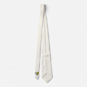 Boeket gele en witte margrieten stropdas (Achterkant)