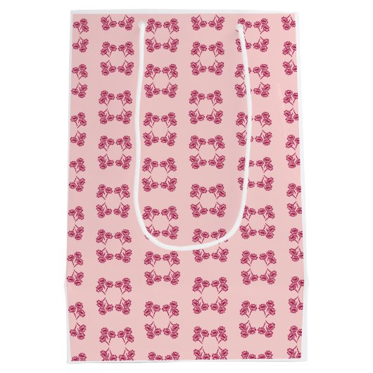 Boeket geschenktas medium cadeauzakje (Achterkant)