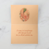 Boeket Get Well Wishes 2- Aanpassen binnen Kaart (Binnen)