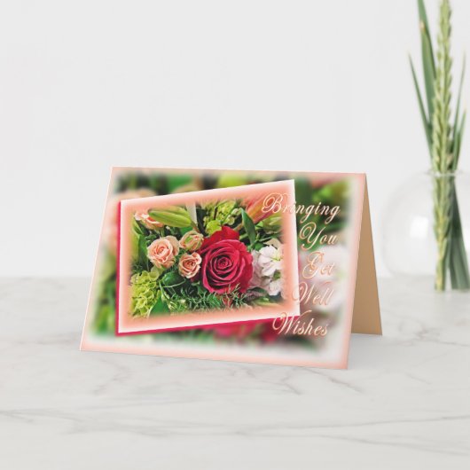 Boeket Get Well Wishes 2- Aanpassen binnen Kaart (Voorkant)