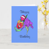 boeket, Happy, Verjaardag Kaart (Gele Bloem)