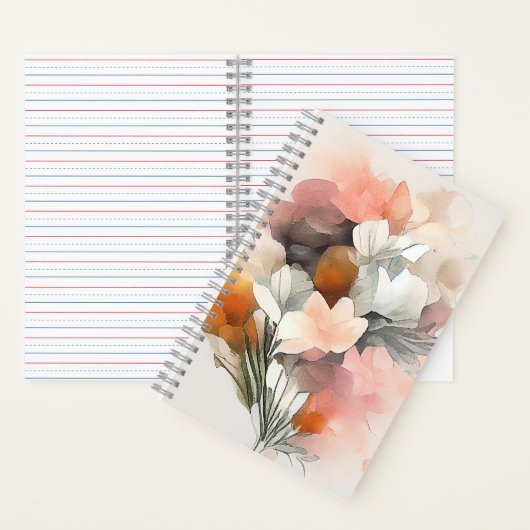 Boeket Herfstseizoen Natuur Waterverf Art Painti Notitieboek (Binnen)