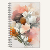 Boeket Herfstseizoen Natuur Waterverf Art Painti Notitieboek (Voorkant)