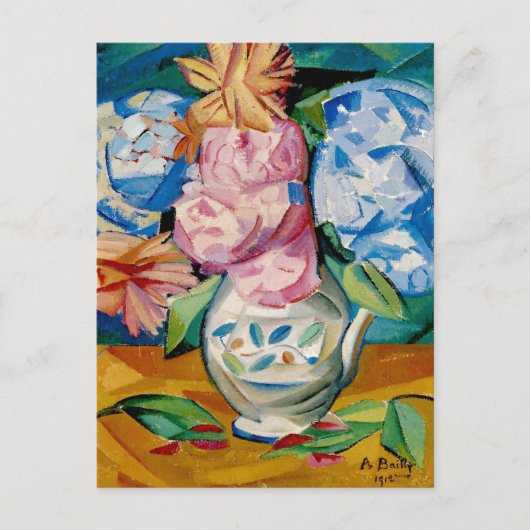 Boeket Hydrangea's door Alice Bailly Briefkaart (Voorkant)