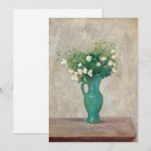 Boeket in een groene bloemenvaas | Tadeusz Makowsk (Voorkant / Achterkant)
