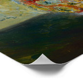 Boeket in een vaas van Auguste Renoir Poster (Hoek)