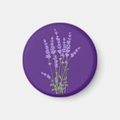 Boeket lavendelbloemen. magneet (Voorkant)
