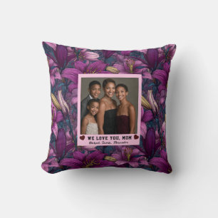 Boeket lelies beste oma kamer decor cottagecore kussen