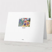 Boeket madeliefjes kaart (Achterkant)