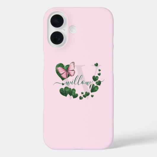 Boeket met hartvormige bladeren Case-Mate iPhone case (Achterkant)