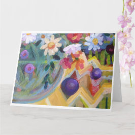 Boeket met madeliefjes kaart