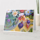 Boeket met madeliefjes kaart (Voorkant)