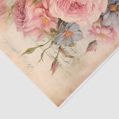 Boeket met rozen in vintage stijl tissuepapier (Detail)