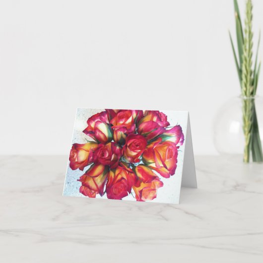 Boeket Notecards Feestdagen Kaart (Voorkant)