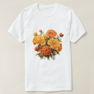 Boeket oranje Concept Artistiek Design T-shirt